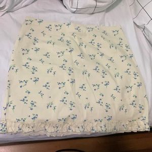 floral skirt size medium